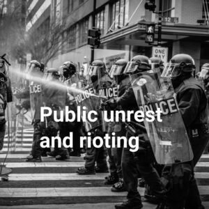 Public unrest and riots