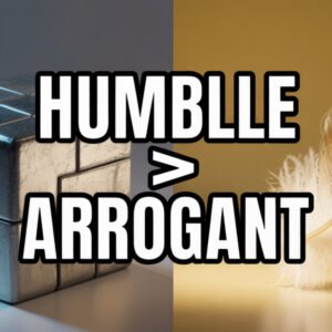 Humble Mistakes Outshine Arroganct Achievements