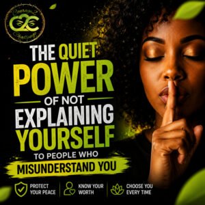 The Quiet Power of Not Explaining Yourself to People Who Misunderstand You | Stop Seeking Validation